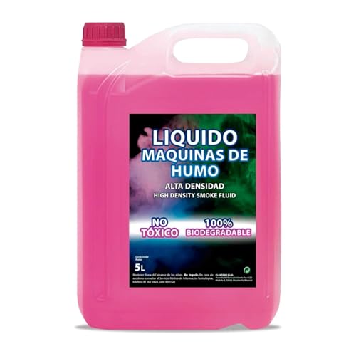 PLANTAWA Nebelfluid 5L | Flüssigkeit für Nebelmaschine mit Hoher Dichte | Ideal für Partys, Halloween und Events | Biologisch Abbaubar, Rückstands- und Fleckenfrei