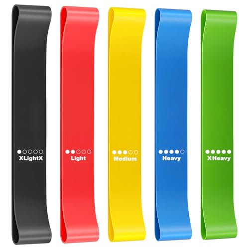 Surfou Fitnessbänder Set Sport Gummiband Fitness Band, Gummi Bänder Training Fitnessband, Gymnastikband Original Trainingsband, Trainingsbänder, Gummibänder, Sportbänder, Elastikband