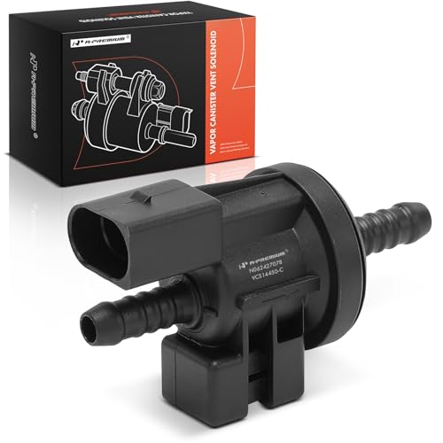 Frankberg Elektrisch Entlüftungsventil Kompatibel mit A3 8P1 2.0L 2004-2012 Golf V 1K1 2.0L 2004-2008 P.a.s.s.a.t 3C2 2.0L 2005-2009 Replace# 06E906517