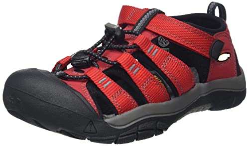 Keen Unisex-Kinder Newport H2 Trekking-& Wandersandalen,Rot (Ribbon Red/Gargoyle),30 EU