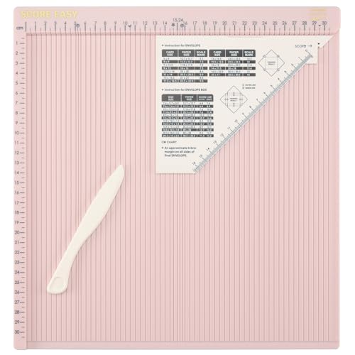 Vaessen Creative Score Easy Falzbrett cm/Metric Roze, Rosa