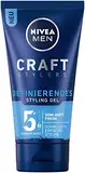 NIVEA MEN Haargel mit semi-mattem Finish, einfaches Haarstyling mit starkem Halt, Haargel für Männer mit Vitamin E, Craft Stylers Definierendes Styling Gel (150 ml)