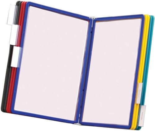 Durable Sichttafelsystem (Vario Wall 10, mit 10 Sichttafeln A4) mehrfarbig, 556700