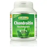 Greenfood Chondroitin, 460 mg, hochdosiert, 120 Kapseln – hohe Bioverfügbarkeit. OHNE künstliche Zusätze, ohne Gentechnik.