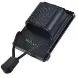 HYS Walkie-Talkie-Halter für 25-58mm(0.98-2.28“) Gürtel, Radio-Halterung, Gürtelclip, kompatibel mit Molle-Westen, Hüftgürtel, modisch