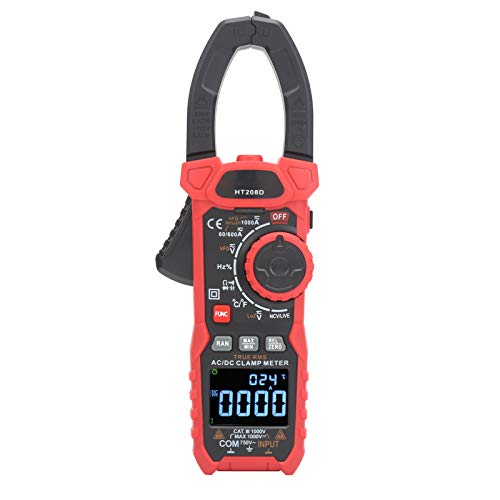 Strommessgerät HT208D Digitales Zangenmultimeter NCV Elektrisches Zangenmessgerät AC750V oder DC1000V 1000A AC/DC Strommesszange für Stromkreisprüfungen