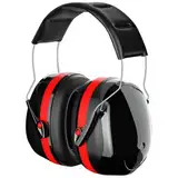 flintronic Gehörschutz für Erwachsene, Ear Defenders, SNR 28dB Verstellbares Lärmschutz Kopfhörer mit Verdickter Geräuschdämpfender Schaumstoff, Hochwertige Lärmschutz Kopfhörer für Mähen