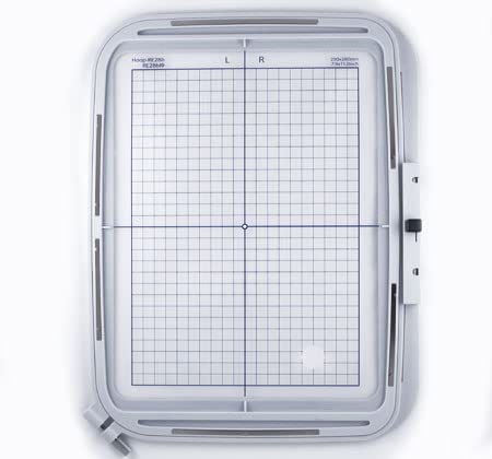 Embroidex RE28B Reifengröße: 200 x 280 mm, Stickrahmen für Janome Memory Craft MC 500E 550E Elna Expressive 830 #864411000