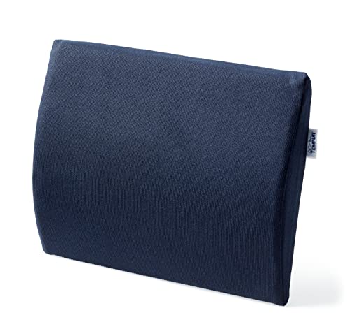 TEMPUR Transit Lordosekissen Memory Foam, ergonomisches Lendenkissen für Unterwegs und Zuhause, 30 x 25 cm