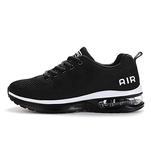 TORISKY Sportschuhe Herren Damen GolfschuheTurnschuhe Laufschuhe mit Luftpolster Sneaker Air Schuhe Leichte(A35-BK42)