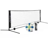 Aoneky Tragbares Fußball-Tennis-Set, 3 m, mit Netz und Ball