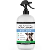 The Healthy Dog Co - Natürliches Hundeparfüm Spray - Baby Puder Hundeparfüm gegen Gerüche -Sanfte Fellpflege & Hunde Spray - Hundedeo gegen schlechte Gerüche - Hunde Parfüm Fellspray für Welpen -250ml