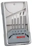 Bosch Accessories Professional 5tlg. CYL-9 Ceramic Fliesenbohrer-Set (für Stein, Fliesen, Ø 4–10 mm, Zylindrischer Schaft, Zubehör für Bohrmaschinen)