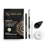 Marie-José All-in-One Henna Brows Kit für Profis. Ausreichend für 25 Behandlungen - Natürlich & vegan Augenbrauen färben!