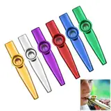 6 Stück Kazoo Instrument, Kazoos, Kazoo Metall, Geeignet Für Kinder, Erwachsene Und Musikanfänger, Kinder Party Favors Geschenke