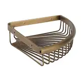 Eck-Duschablage, Messing, Rostfrei, Wandmontage, Dusch-Organizer, Badezimmerregal, Multifunktionales Duschregal, Platzsparendes Regal für Badezimmer, Toilette, Wohnheim und Küche