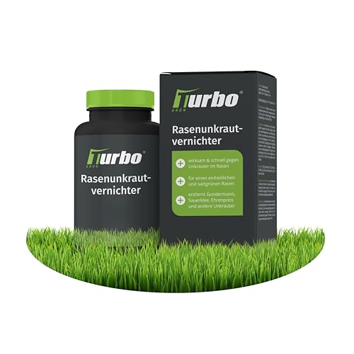 Unkrautvernichter Rasen 300ml, extra stark, Löwenzahn und Klee Vernichter, Gegen 40+ Unkräuter, Flüssiges Unkrautvernichtungsmittel, Wirkt Wurzeltief, Bienen schonend, Rasenunkrautvernichter