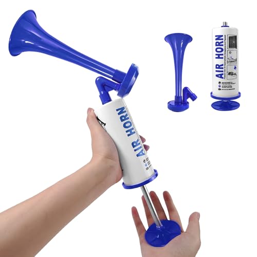 yuejuhe Airhorn Druckluft Hupe, Druckluftfanfare Air Horn Extrem Laut, Gas Tröte, Signalhorn, Gashupe, Lufthorn für Handball Fußball Stadionhorn Boot Party
