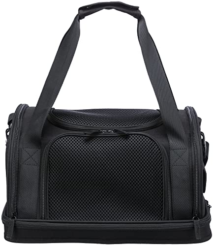 TRIXIE Airline Tasche Fly, Flugzeug Reisetasche Für Hunde, 28 × 25 × 45 cm, Schwarz - 28902