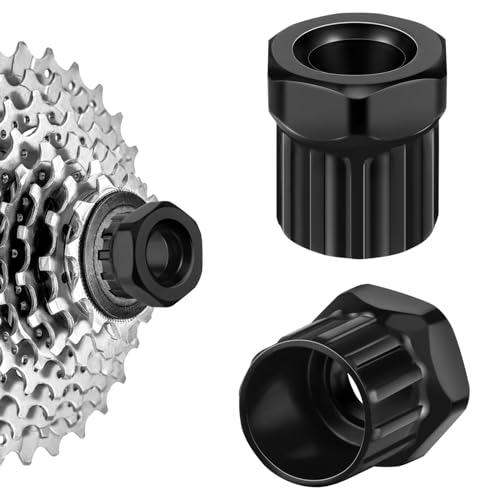 poeland 2 Fahrrad Kassette Werkzeug zum Entfernen von Kassetten & Ritzel, Freilaufabzieher Zahnkranzabzieher Zubehör Tool für Shimano Mountain Bike