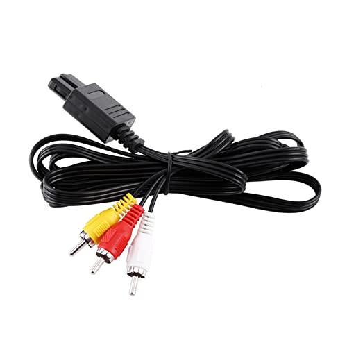 Sunisfa AV-Composite-Kabel für N64, Kompatibilität für 64, Composite-Video-, 1,8 M Langes Kabel, Anzeige auf Dem TV-