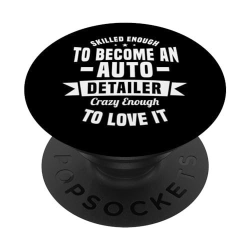 Autodetailing, Autospezialist, Qualifizierter Automobildetailer PopSockets mit austauschbarem PopGrip