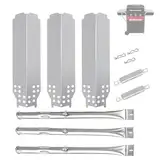 BQMAX Ersatzteile für Charbroil Gas2Coal Grillteile 463370516 463370519, Reparatursatz für Charbroil Grill Gas2Coal 463278418 463278419 G421-0001-W1 G553-0002-W1A, Edelstahl