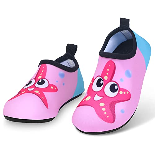 Badeschuhe Kinder Wasserschuhe Schwimmschuhe,Strandschuhe Barfußschuhe Jungen Mädchen Aquaschuhe Baby rutschfeste Surfschuhe Sportschuhe Aquasocken Schwimmbad Urlaub Must Haves