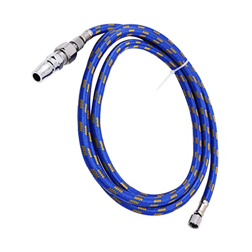 Hsthe Sea 1,8 m Airbrush-Schlauch mit 1/8 "-1/4" Airbrush-Pistolenadapter für die meisten Airbrush-Spritzpistolen-Luftkompressoren