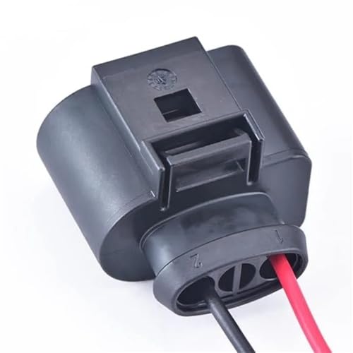 PENGNAQP Sensor Stecke 2 Pin Kühlmittel Temperatur Sensor Stecker Stecker 1K0973202 Draht Kabel Zopf 1K0 973 202
