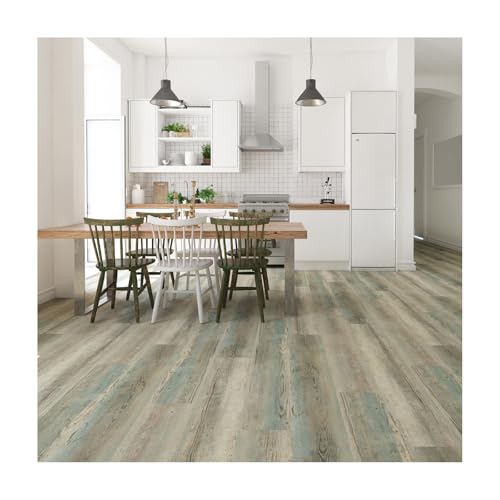 FLOREXP Vinyl-Bodenbelag – Linoleum-Bodenbelag mit Holz-Effekt,abziehen und aufkleben,Bodenfliesen,selbstklebend,2.0mm 18 Stück,wasserdicht, für Küche, Wohnzimmer