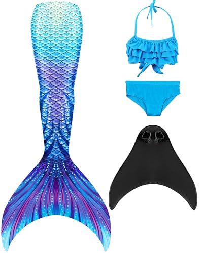 shepretty meerjungfrauenflosse mädchen Neuer Mermaid Tail Badeanzug für Erwachsene und Kinder,xiaoM33-140