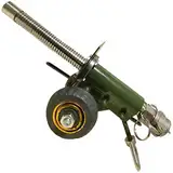 Generisch Firecracker Artillery Cannon, Edelstahl Kanone Modell Feuerwerkskörper Launcher Artilleriekanone, Militärbegeisterte Geschenke (Grün 2 Räder), HO098