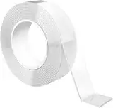 GRIFEMA Doppelseitiges Klebeband Extra Stark, 3 Meter Nano Tape Strapazierfähig, Spurlos, Abnehmbar, Mehrzweck