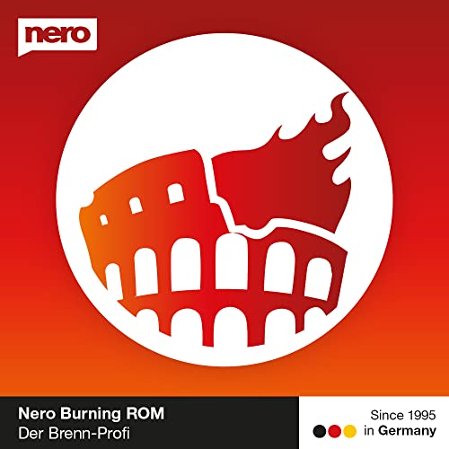 Nero Burning ROM 2025 | Das Original | Brennprogramm | CD DVD Bluray Brennen | Rippen | Kopieren | Windows 11 / 10 / 8 / 7 | Lizenzkey für 1 PC