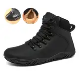 Deedlite Max Barfußschuhe Wasserdicht Winter, Wasserfeste Barfußschuhe Damen und Herren, Röck Performance Barfußschuhe, Winterschuhe Winterstiefel Herren【Fällt klein aus, eine Nummer größer kaufen】