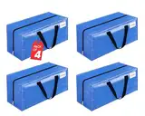 Robuste Umzugstaschen mit Rucksackgurten, starken Griffen und Reißverschlüssen, himmelblaue Aufbewahrungsbeutel für Verpackungsbedarf, Umzugssets, Aufbewahrung, Packtaschen, Umzug, große Umzüge (4