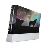 Skins4u Aufkleber Design Schutzfolie Vinyl Skin kompatibel mit Nintendo Wii Konsole Howling to the Stars