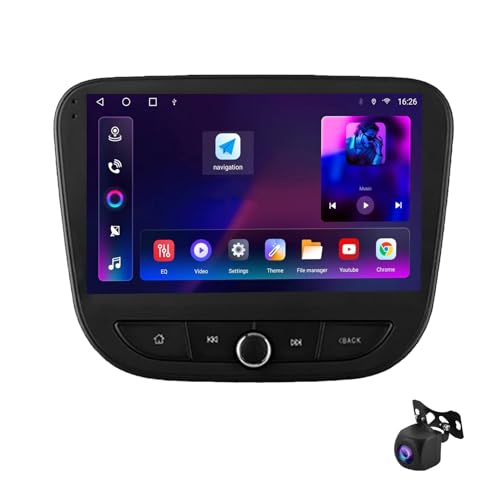 HIBIYA Android 12 Bluetooth Autoradio für Chevrolet Malibu 9 2015-2022 [Eingebaute Carplay/Android Auto/DSP] 9 Zoll mit GPS-Navigation, FM, Lenkradsteuerung, MirrorLink(XY6 8Core 4+64G)