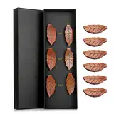 6 Stück Holz Essstäbchen Ablagen mit Geschenkbox,Holz stäbchen Ablagen,Chopsticks Holder schwarz Stäbchenhalter,Essstäbchen Halter für stäbchen,Chopsticks Shelves Stäbchenauflage