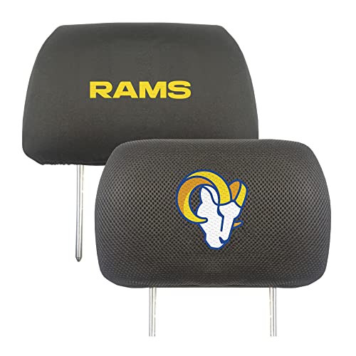 FANMATS NFL Los Angeles Rams Kopfstützenbezüge, Teamfarben, Einheitsgröße