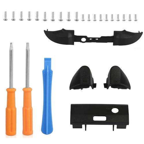 Ersatz Bumper LB RB LT RT Button Reparatur für Xbox-Serie Ersatz Bumper mit Schraube T6 T8 Schraubendreher Reparatur Teile Kit Kompatibel mit Xbox Series Controller Ersatz Bumper Xbox