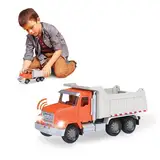 Driven Micro Muldenkipper 18 cm mit Lichtern und Tönen – Spielzeugauto LKW Kipper Kipplaster mit Funktionen – Spielzeug ab 3 Jahren