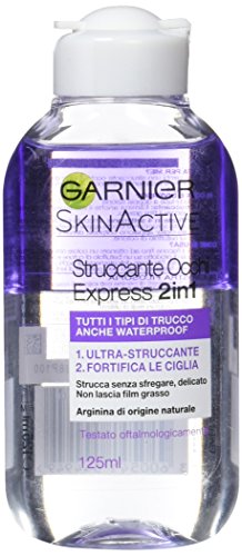 Garnier Skin Naturals Express Augen-Make-up-Entferner für alle Arten von Make-up, auch wasserfest, 125 ml