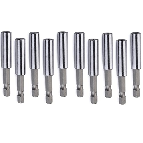 10-teiliger Bit Halter Set Magnetic 60mm,1/4 Zoll Verlängerung für Akku Schraubendreher