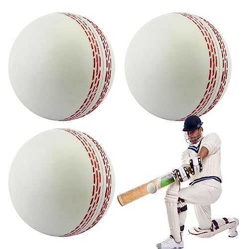 Tsuchiya Sport-Cricketball | Sport Wind Cricketbälle - Tragbarer weicher Trainings-Cricketball für drinnen und draußen, handgenähter Club-Cricketball für Training, Anfänger
