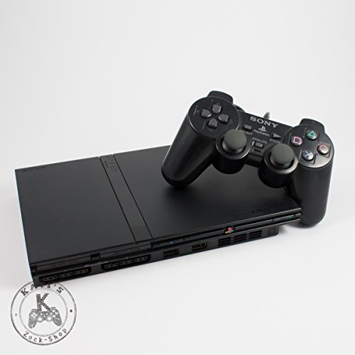 PS2-Konsole Slim schwarz ohne OVP [video game]