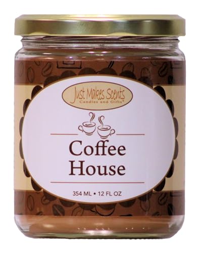 Coffee House Duftkerze aus Soja-Mischung, frischer Kaffeegeruch, handgegossen in den USA, 340 ml