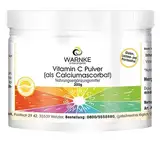 Vitamin C-Pulver 300 g - Calcium-L-Ascorbat 100% pur ohne Zusatzstoffe, magenfreundlich, gepuffert - Warnke Vitalstoffe - Deutsche Apothekenqualität