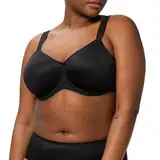 Triumph Essential Minimizer W X BH, Schwarz, reduziert das Brustvolumen optisch um eine Cup-Größe, Schwarz (BLACK (04) 04), 85E